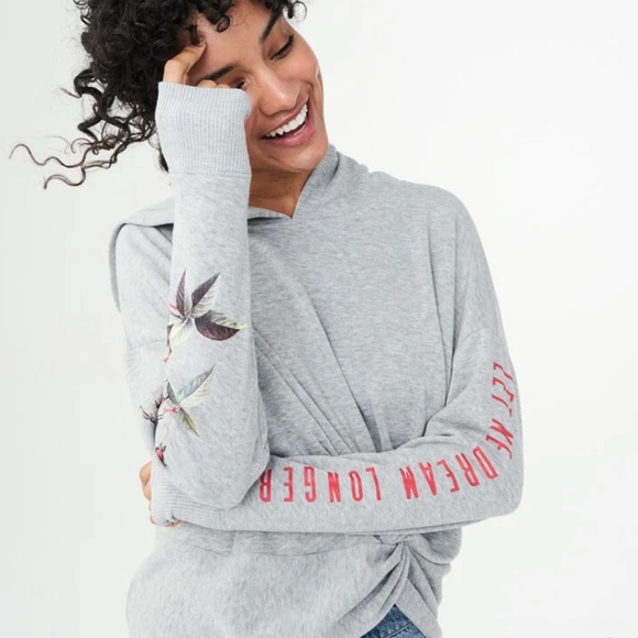 aeropostale let me dream longer pullover hoodie - Picture 2 of 3
